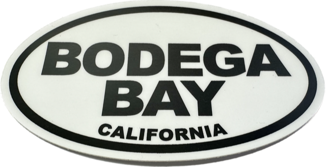 Sticker Bodega Bay Oval