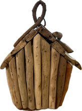 Load image into Gallery viewer, Birdhouse Driftwood Blue

