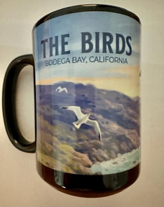 The Birds Raven Scene Mug