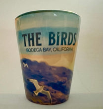 Load image into Gallery viewer, The Birds Raven Scene Shot Glass
