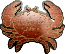 Load image into Gallery viewer, Bodega Bay California Magnet Dungeness Crab

