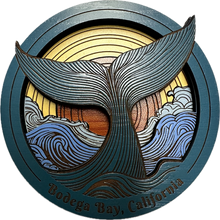 Load image into Gallery viewer, Bodega Bay California Magnet Whale Tail

