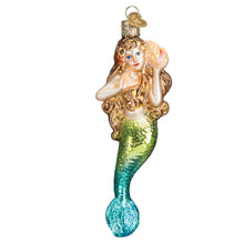 Load image into Gallery viewer, Bodega Bay Christmas Ornament Mermaid with Shell Old World Christmas
