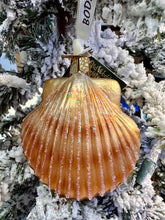 Load image into Gallery viewer, Bodega Bay Christmas Ornament Scallop Shell Old World Christmas
