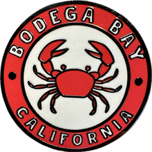 Load image into Gallery viewer, Bodega Bay California Lapel Pin Dungeness Crab
