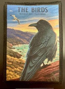 The Birds Raven Scene Iron-On Patch Kit