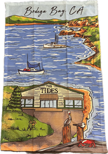 Load image into Gallery viewer, Bodega Bay California Kitchen Towel Tides Wharf
