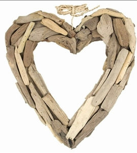 Driftwood Open Heart Large