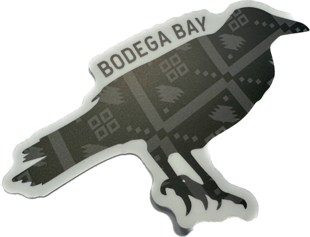 Sticker Bodega Bay Raven